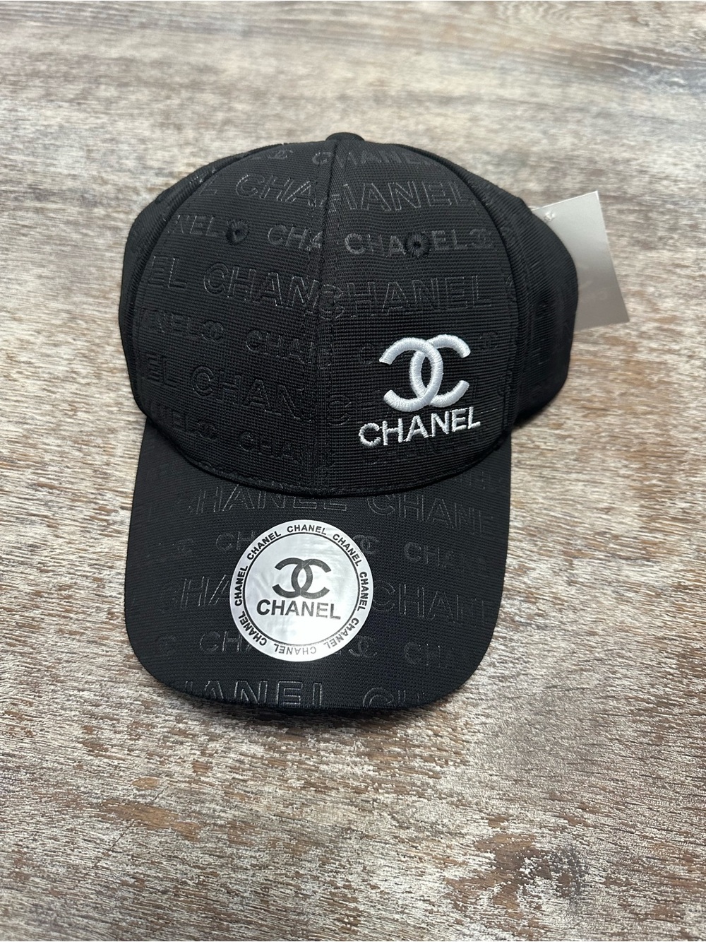Black Logo Baseball Cap - Picture 2 of 13